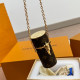 Brown Casual Daily Letter Print Metal Accessories Trim Chains Patchwork Bags