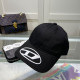 Black Casual Daily Letter Embroidered Patchwork Hat