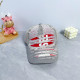 Grey Casual Street Letter Print Ripped Distressed Patchwork Hat