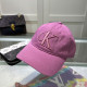 Rose Red Casual Daily Letter Print Patchwork Hat
