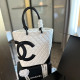 White Casual Daily Letter Patchwork Contrast Bags