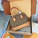 Orange Brown Daily Celebrities Letter Print Zipper Patchwork Contrast Bags
