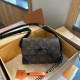 Black Brown Casual Street Letter Print Chains Patchwork Bags