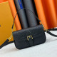 Black Street Letter Print Patchwork Bags
