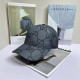 Grey Casual Daily Letter Print Patchwork Hat