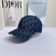 Blue Street Daily Letter Print Patchwork Hat