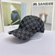 Black Casual Street Letter Print Distressed Patchwork Hat