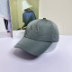 Grey Casual Daily Letter Print Patchwork Hat
