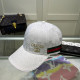 White Casual Street Letter Print Embroidered Patch Hat