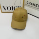 Yellow Casual Street Letter Metal Accessories Trim Hat