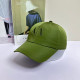 Green Casual Daily Letter Print Patchwork Hat