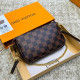 Black Brown Casual Daily Plaid Chains Patchwork Contrast Bags