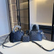 Black Casual Daily Letters Patchwork Embossed Bags