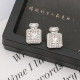 White Street Rhinestone Decor Earrings