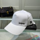 White Casual Daily Letter Print Embroidered Hat