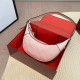 Pink Casual Street Letter Print Zipper Patchwork Bags