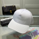 White Casual Daily Letters Embroidered Hat