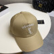 Khaki Casual Street Embroidered Hat