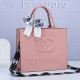 Pink Street Letter Print Zipper Patchwork Bags