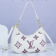 White Daily Letter Print Zipper Patchwork Bags