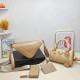 Light Khaki Casual Street Solid Color Patchwork Bags
