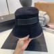 Black Street Daily Solid Color Fringed Hem Hat