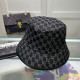 Black Casual Street Letter Print Patchwork Hat