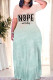 Pink Green Casual Street Gradient Print Letter Print O Neck Printed Dresses