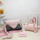 Pink Casual Street Solid Color Patchwork Bags