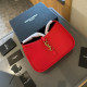 Red Casual Street Solid Color Metal Accessories Trim Bags