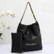 Black Street Letters Zipper Patchwork Bags