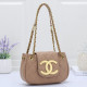 Khaki Street Letters Patchwork Bags