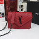 Red Street Letters Zipper Patchwork Bags