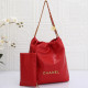Red Street Letters Zipper Patchwork Bags