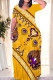 Yellow Casual Daily Floral Print O Neck Printed Dresses