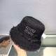 Black Casual Sportswear Letters Distressed Patchwork Fringed Hem Hat