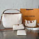 White Daily Celebrities Letters Chains Patchwork Embossed Bags