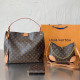Brown Casual Street Letter Print Chains Patchwork Bags