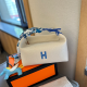 Blue Casual Street Letters Patchwork Bags