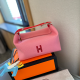 Pink Casual Street Letters Patchwork Contrast Bags