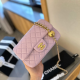 Purple Street Celebrities Solid Color Metal Accessories Trim Patchwork Bags