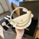 White Casual Celebrities Solid Color Metal Accessories Trim Patchwork Bags
