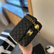 Black Daily Celebrities Solid Color Metal Accessories Trim Patchwork Bags