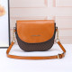 Brown Street Letters Zipper Patchwork Bags