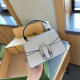 Silver Casual Street Solid Color Rhinestone Decor Patchwork Bags