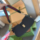 Black Casual Daily Solid Color Metal Accessories Trim Bags