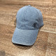 Deep Blue Casual Street Letters Embroidered Distressed Hat