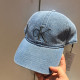Deep Blue Casual Street Letters Embroidered Hat