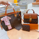 Brown Casual Street Letters Metal Accessories Trim Patchwork Bags