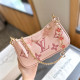 Pink Casual Street Letters Chains Embossed Bags